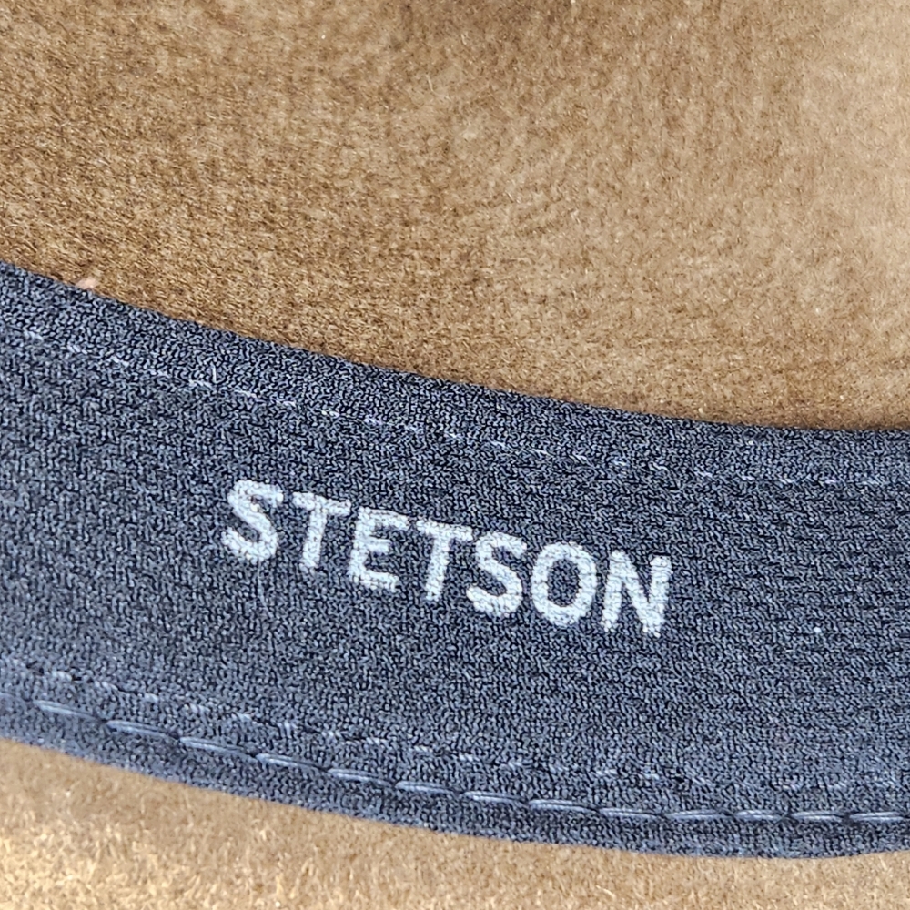 STETSON Men’s Snowden Hat Large Brown 100% Wool Crushable Western Fedora Outdoor - Picture 8 of 14